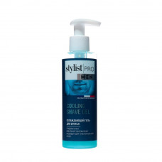 Охлаждающий гель для бритья Stylist Pro MEN Cooling Shave Gel, для чувствительной кожи 190 мл
