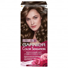 Стойкая крем-краска для волос GARNIER Color Sensation, 5.0 Сияющий светло-каштановый