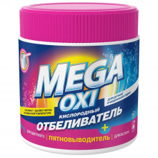 Отбеливатель Mega Oxi кислородный для белых и цветных тканей 500 г