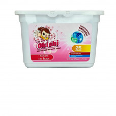 Капсулы для стирки Okishi 3 в 1, Японский сад, 25 шт