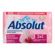 Мыло туалетное Absolut 2в1 Дикая орхидея, 4x75 г 