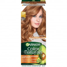 Стойкая крем-краска для волос Garnier Color Naturals 7.34 Янтарь, 110 мл