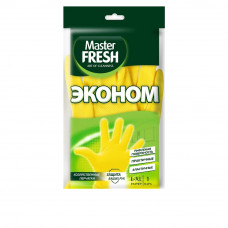 Перчатки хозяйственные Master Fresh Эконом, латексные, 1 пара, размер L/XL