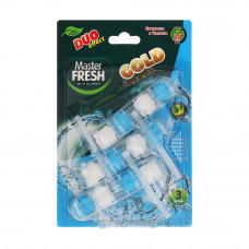 Подвесной блок для унитаза Master Fresh Gold 5в1, Морской 3шт