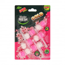Подвесной блок для унитаза Master Fresh Gold 5в1, Сакура 3шт