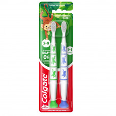 Зубная щетка Colgate for kids супермягкие щетинки 2-9 лет, 1+1
