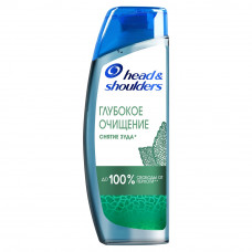Шампунь против перхоти Head & Shoulders, Глубокое очищение, снятие зуда, для жирной и зудящей кожи головы, 300 мл