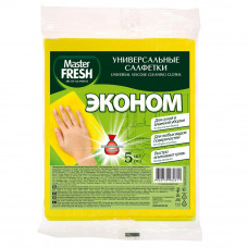 Салфетки для уборки Master Fresh Эконом универсальные, 5 шт