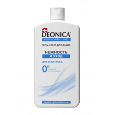Гель-крем для душа Deonica Нежность и уход, женский, парфюмированный, 750 мл