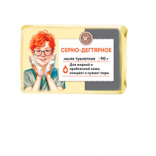 Туалетное мыло Невская Косметика Серно-дегтярное 90г