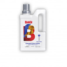 Концентрированный порошок Bagi Реконструкция цвета, для стирки цветных, темных и джинсовых тканей, 650г канистра