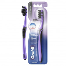 Зубная щетка Oral-B PRO-3D White Отбеливающая с древесным углём, средней жесткости, 1 шт