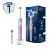 Оригинальная электрическая зубная щётка Oral-B Vitality Pro, лиловая, с 1 дополнительной сменной насадкой Sensitive Clean, 1 шт