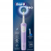 Оригинальная электрическая зубная щётка Oral-B Vitality Pro, лиловая, с 1 дополнительной сменной насадкой Sensitive Clean, 1 шт