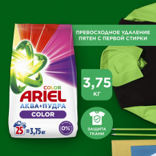 Стиральный порошок Ariel Color, автомат, 25 стирок, 3,75 кг