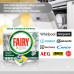 Капсулы таблетки для посудомоечной машины Fairy Platinum All in One Лимон, бесфосфатные таблетки для мытья посуды, 113 шт