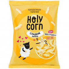 Кукурузные палочки Holy Corn сладкие, ваниль, 50 г