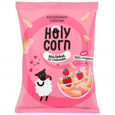 Кукурузные палочки Holy Corn малина со сливками 50 г