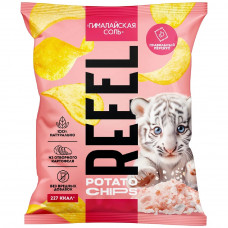 Чипсы Reeel картофельные с розовой гималайской солью, 45 г