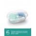 Соска-пустышка силиконовая светящаяся Philips Avent ultra air night Звезда/Сова, с футляром для хранения и стерилизации, 0-6 мес, 2 шт