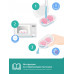 Соска-пустышка силиконовая светящаяся Philips Avent ultra air night Звезда/ Dreams, с футляром для хранения и стерилизации, 6-18 мес, 2 шт