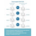 Соска для бутылочек силиконовая Philips Avent Anti-colic, медленный поток, от 1 мес, 2 шт