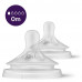 Соска для бутылочек силиконовая Philips Avent Natural Response Т1, с медленным потоком, 0 мес, 2шт