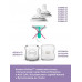 Бутылочка для кормления Philips Avent Natural Response с клапаном AirFree, 125 мл, 0 мес+, 2 шт, с антиколиковым клапаном