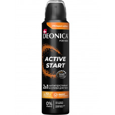 Дезодорант-антиперспирант Deonica Active Start, мужской, спрей, 150 мл