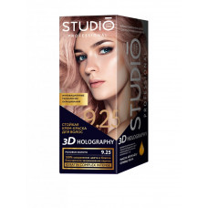 Стойкая крем-краска для волос Studio Professional 3D Holography, тон 9.25 Розовое золото, 115 мл