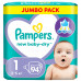 Подгузники для новорожденных Pampers New Baby-Dry 2-5 кг, 1 размер, 94 шт