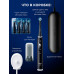 Электрическая зубная щётка Oral-B iO Series 6 Black Lava, черный цвет, дорожный футляр, чехол для насадок, насадки Ultimate Clean (4 шт)