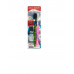 Зубные щетки Vilsen brush Black and White, средней жесткости, с защитными колпачками, 2 шт