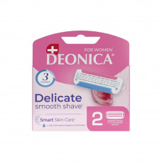 Сменные кассеты Deonica 3 For Women, для женской бритвы, 2 шт