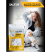 Шнурки для обуви Salton Sport, эластичные с фиксатором, белые, 1 пара, 110см Шнурки для обуви Salton Sport, эластичные с фиксатором, белые, 1 пара, 110см
