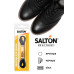Шнурки для обуви Salton, с пропиткой, 60 см, круглые, черные
