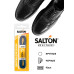 Шнурки для обуви Salton, с пропиткой, 90 см, круглые, черные
