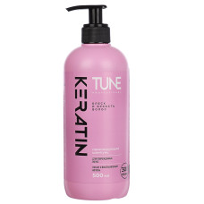Шампунь Tune Professional Keratin Ламинирующий, для поврежденных волос, с дозатором, 500 мл