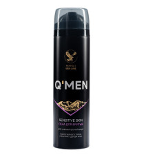 Пена для бритья Q'MEN Sensitive skin, с маслом черного тмина и экстрактом дерева арак, для чувствительной кожи, 240 мл
