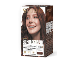 Стойкая крем-краска для волос Studio 3D Holography, 6.47 Медный каштан
