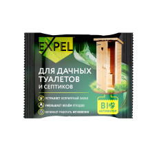 Биоактиватор Expel для дачных туалетов и септиков, в пакете-саше 40 г Биоактиватор Expel для дачных туалетов и септиков, в пакете-саше 40 г
