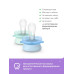 Пустышка для новорожденных Philips Avent ultra start, ночная со светящейся кнопкой, зеленая/голубая, с рисунком, 0-2 мес., 2 шт Пустышка для новорожденных Philips Avent ultra start, ночная со светящейся кнопкой, зеленая/голубая, с рисунком, 0-2 мес., 2 шт
