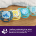 Пустышка силиконовая Philips Avent ultra air, Little Star/Hello, с футляром для хранения и стерилизации, 6-18 мес, 2 шт