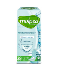 Прокладки ежедневные Molped Extra Hygiene антибактериальные, 28 шт