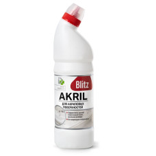 Гель для ванной комнаты Blitz Akril, для акриловых поверхностей, 750г Гель для ванной комнаты Blitz Akril, для акриловых поверхностей, 750г