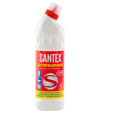 Чистящий гель Santex Антиржавчина, для сантехники, 750мл Чистящий гель Santex Антиржавчина, для сантехники, 750мл