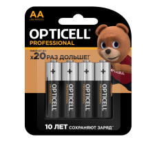 Батарейки Opticell Professional AA, 4шт Батарейки Opticell Professional AA, 4шт