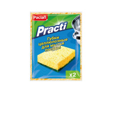 Губки целлюлозные для посуды Paclan Pracri, 2 шт