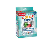 Салфетки для стирки Paclan Color Expert, защита белья от окрашивания, 20 шт Салфетки для стирки Paclan Color Expert, защита белья от окрашивания, 20 шт