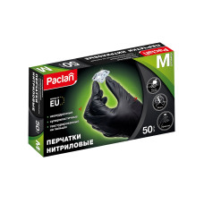 Перчатки нитриловые Paclan M, хозяйственные, 50 шт